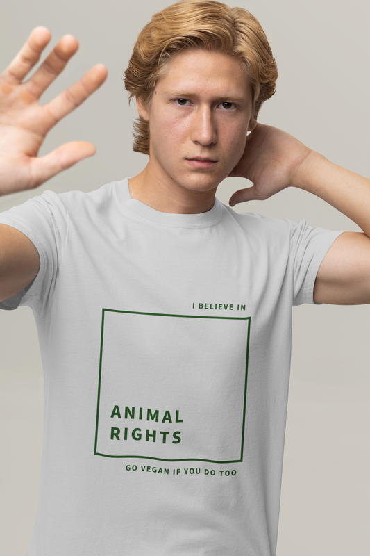 I Believe In Animal Rights - Organic Unisex Shirt  