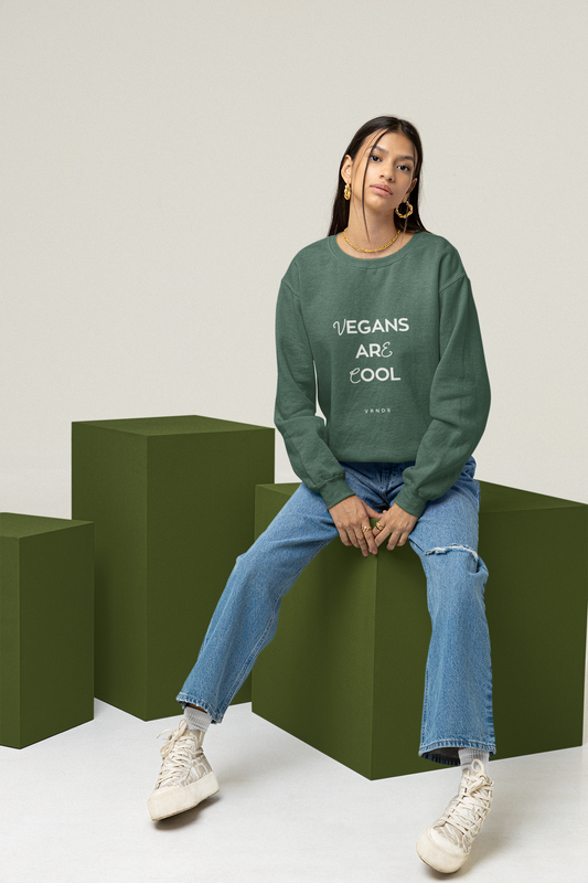 Vegans Are Cool - Organic Unisex Sweatshirt