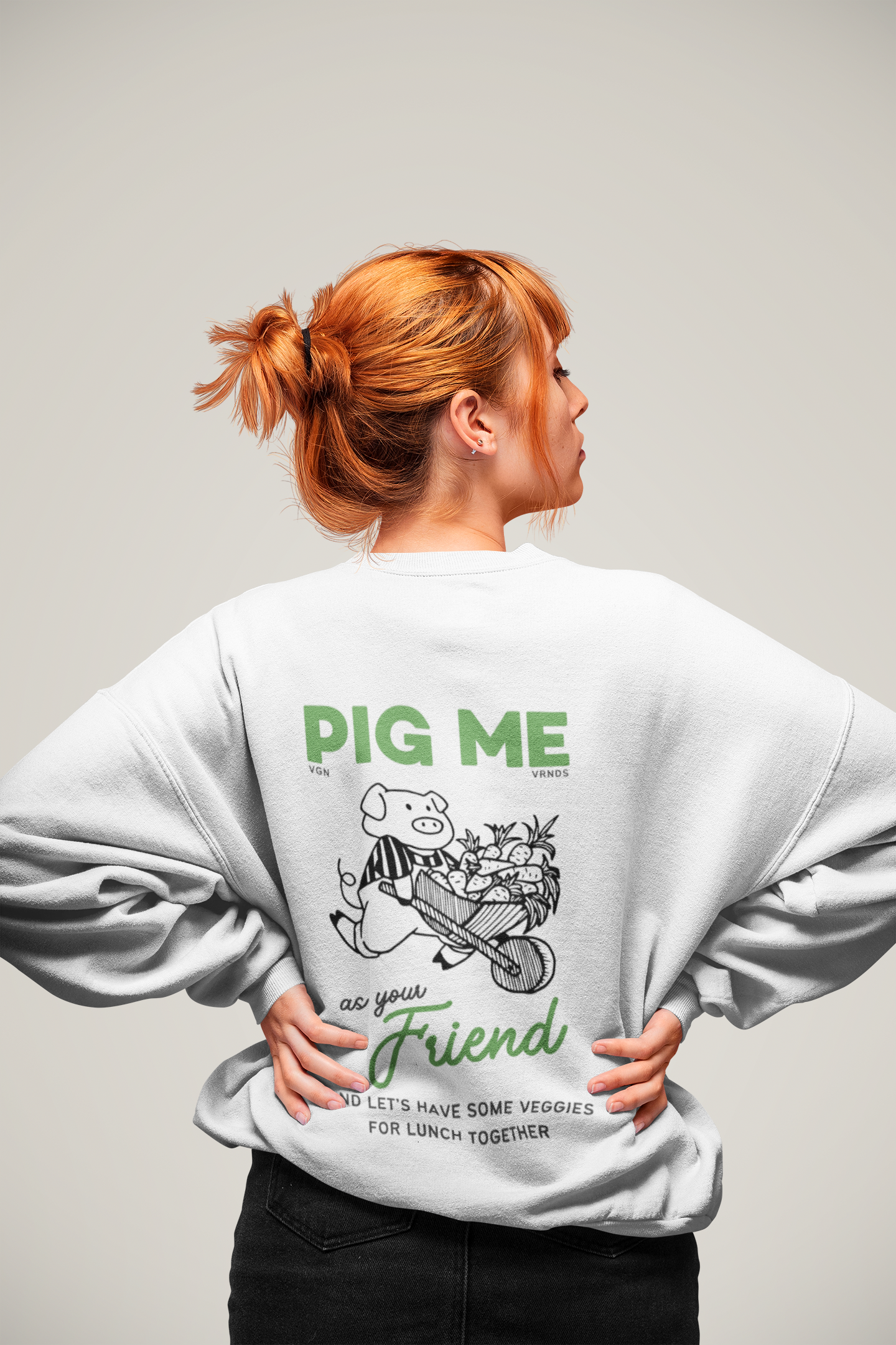 Pig Me As Your Friend - Organic Unisex Sweatshirt